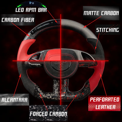 Custom Carbon Fiber Steering Wheel