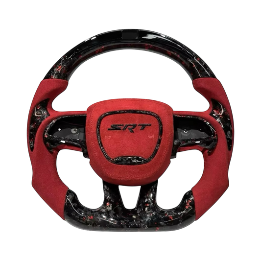 2015-2024 Dodge "SRT" Carbon Fiber Steering Wheel