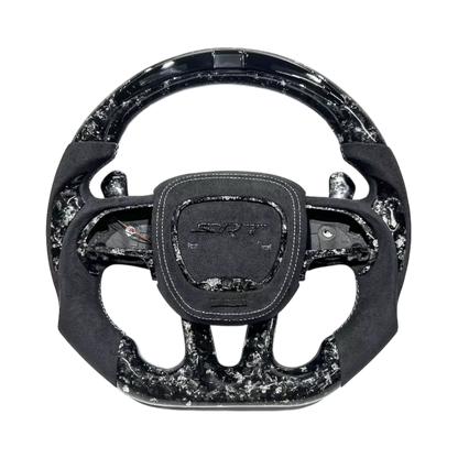 2015-2024 Dodge "SRT" Carbon Fiber Steering Wheel
