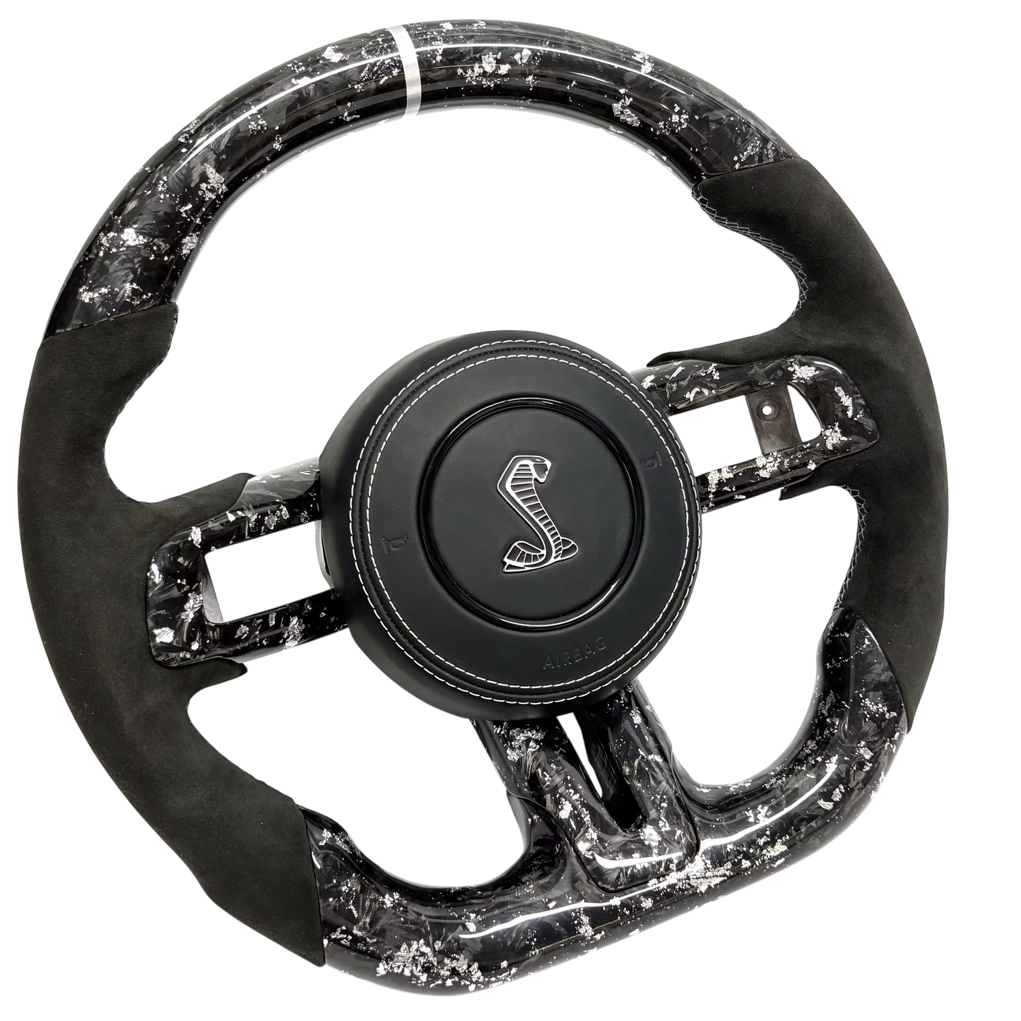 2015-2023 Ford Mustang Carbon Fiber Steering Wheel